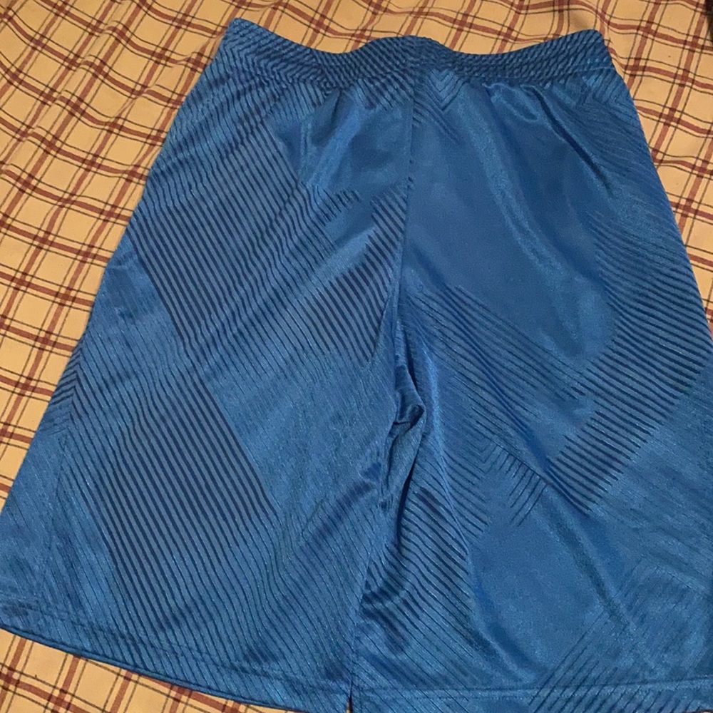 UA YXL BLUE SHORTS